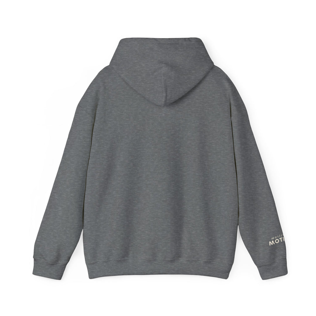 Mastery in Motion – Snow Leopard Edition | Patient & Peaceful Series | Unisex Heavy Blend™ Hooded Sweatshirt | Eco-Friendly Apparel