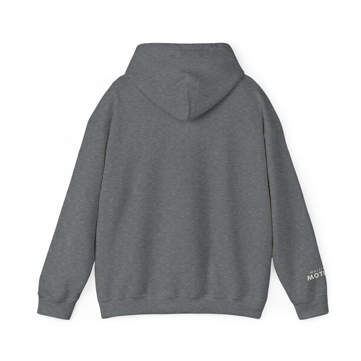 Mastery in Motion – Snow Leopard Edition | Patient & Peaceful Series | Unisex Heavy Blend™ Hooded Sweatshirt | Eco-Friendly Apparel