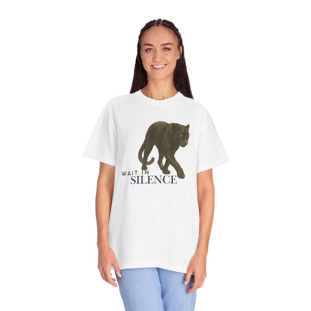 Weight in Silence – Jaguar | Reflective & Wise | Sketch Series by Pure Perspective | Eco Friendly Graphic Tee