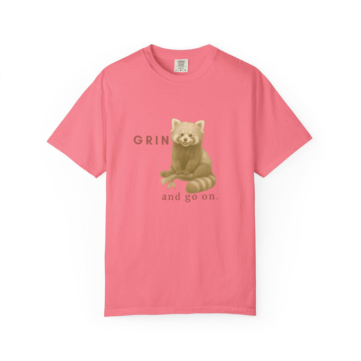 Grin and go on – Red Panda | Joyful & Playful | Sketch Series by Pure Perspective App | Eco Friendly Graphic Tee