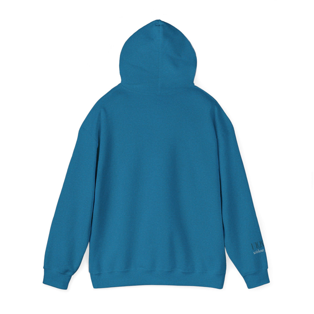 Flow without Force – Manatee | Calm & Centered Series | Unisex Heavy Blend™ Hooded Sweatshirt | Eco-Friendly Apparel