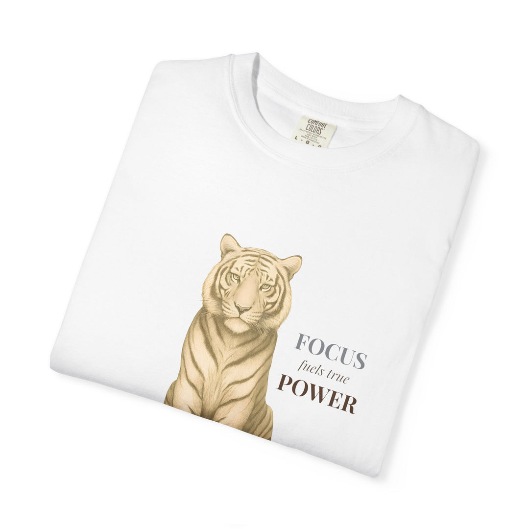 Force fuels true Power – Tiger | Empowered & Bold | Sketch Series by Pure Perspective | Eco Friendly Graphic Tee