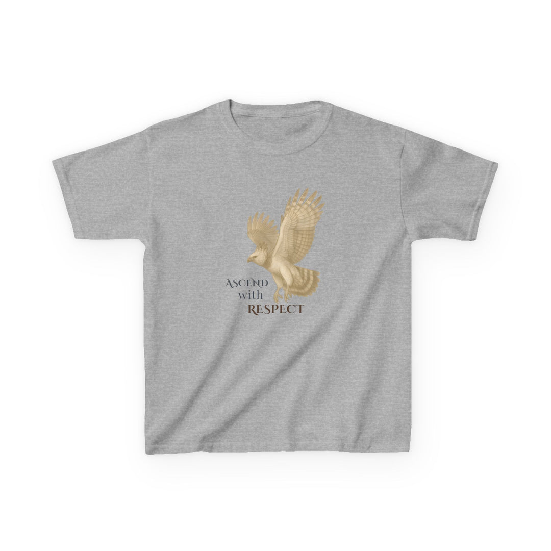 Kids Harpy Eagle Tee | "Rise with Kindness" | Sketch Design | Eco-Conscious | Empowered & Bold