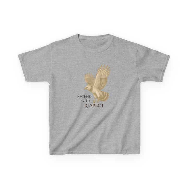 Kids Harpy Eagle Tee | "Rise with Kindness" | Sketch Design | Eco-Conscious | Empowered & Bold