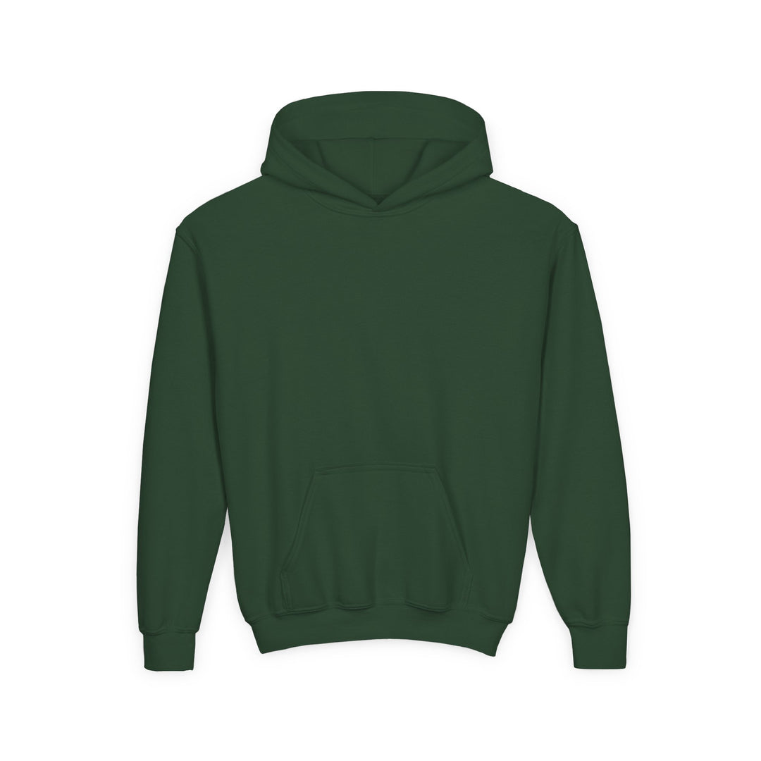 Kids Tree Kangaroo "This View Was Earned" Heavy Blend Hoodie | Back Print Design | Joyful & Playful | Inspirational Message