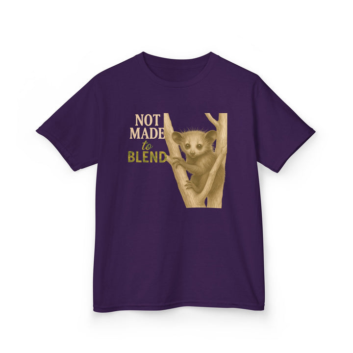 Kids Aye Aye Tee | "Not Made to Blend" | Sketch Design | Eco-Conscious | Reflective & Wise