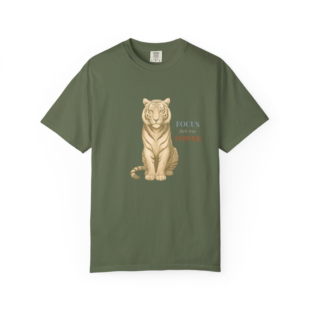 Force fuels true Power – Tiger | Empowered & Bold | Sketch Series by Pure Perspective | Eco Friendly Graphic Tee