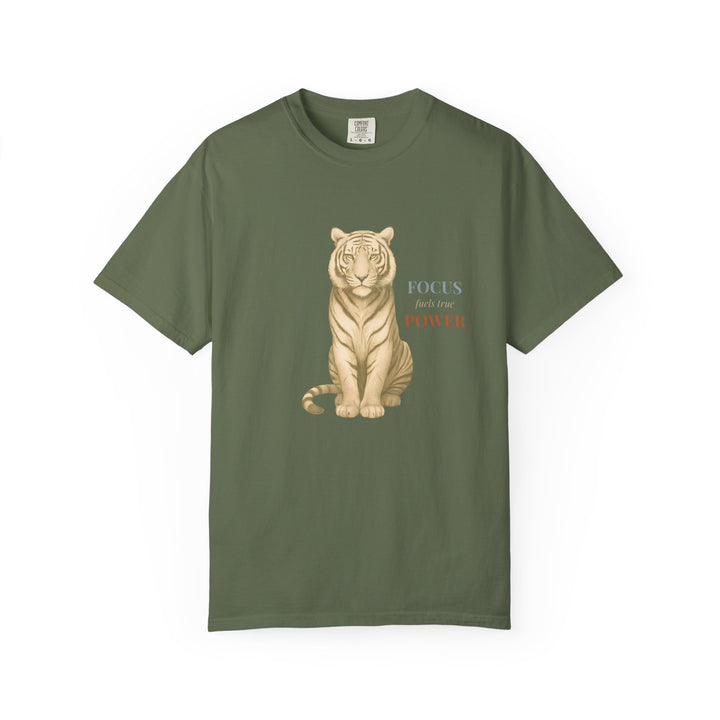 Force fuels true Power – Tiger | Empowered & Bold | Sketch Series by Pure Perspective | Eco Friendly Graphic Tee