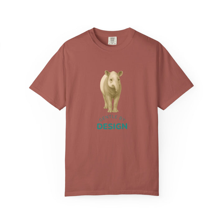 Gentle By Design – Tapir | Grounded & Gentle | Sketch Series by Pure Perspective | Eco Friendly Graphic Tee