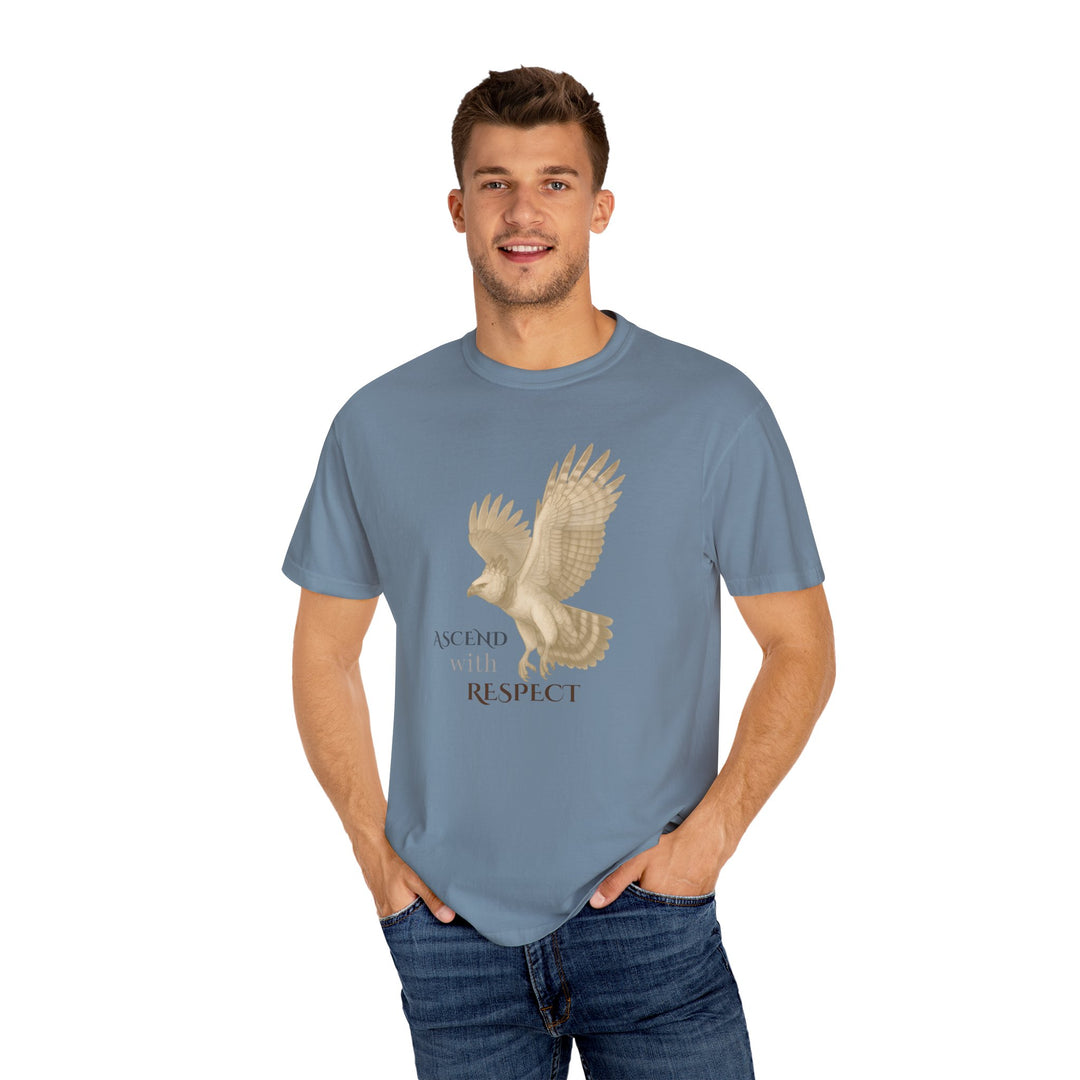 Ascend with Respect – Harpy Eagle | Empowered & Bold | Sketch Series by Pure Perspective | Eco Friendly Graphic Tee