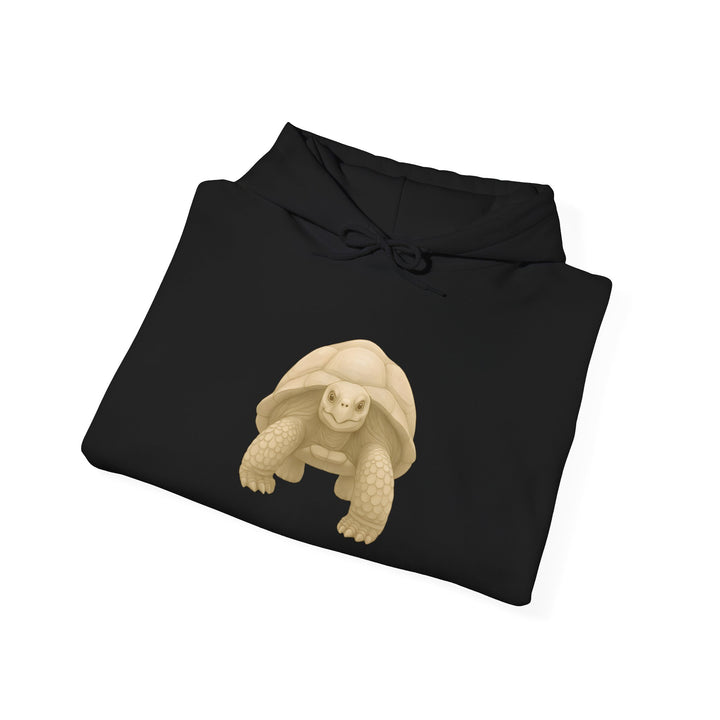 Rooted In the Long Game – Giant Tortoise Edition | Grounded & Gentle Series | Unisex Heavy Blend™ Hooded Sweatshirt | Eco-Friendly Apparel