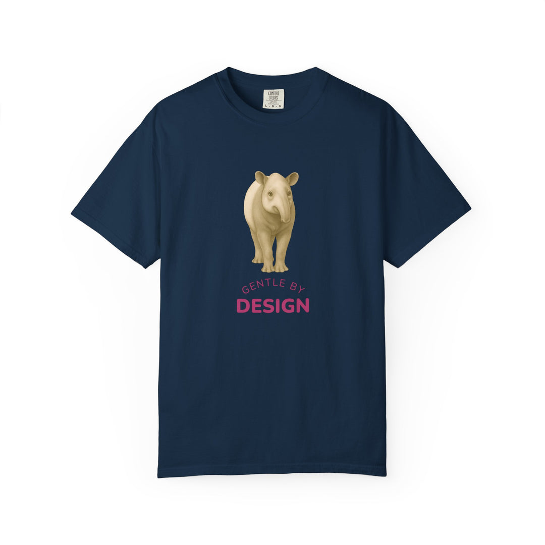 Gentle By Design – Tapir | Grounded & Gentle | Sketch Series by Pure Perspective | Eco Friendly Graphic Tee