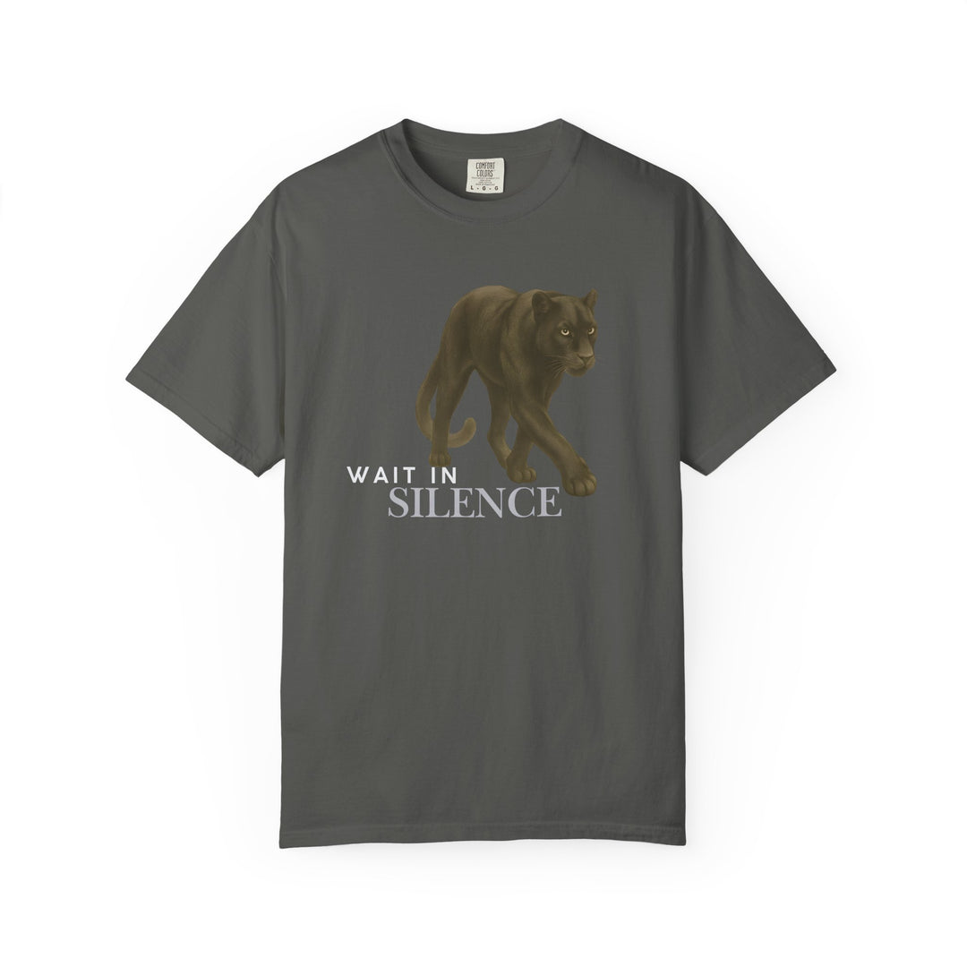 Weight in Silence – Jaguar | Reflective & Wise | Sketch Series by Pure Perspective | Eco Friendly Graphic Tee