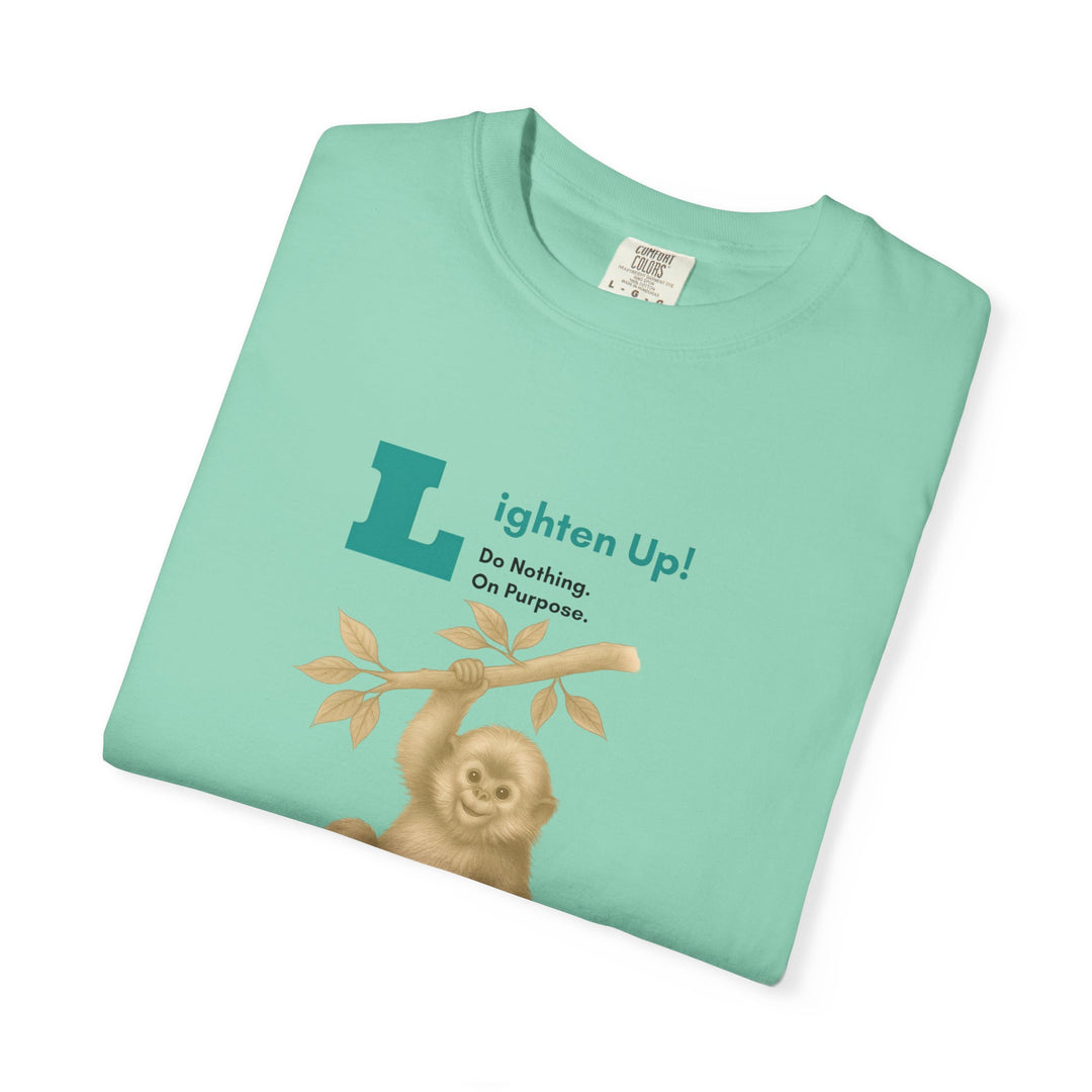 Lighten Up – Golden Snub-Nosed Monkey | Joyful & Playful | Sketch Series by Pure Perspective | Eco Friendly Graphic Tee