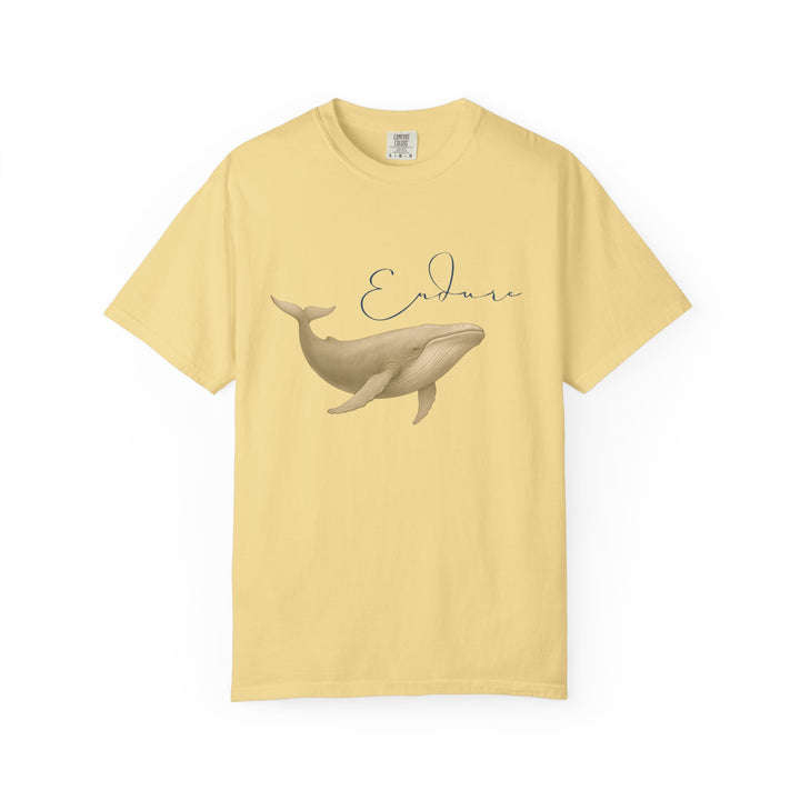 Endure – Blue Whale | Connected & Compassionate | Sketch Series by Pure Perspective App | Eco Friendly Graphic Tee