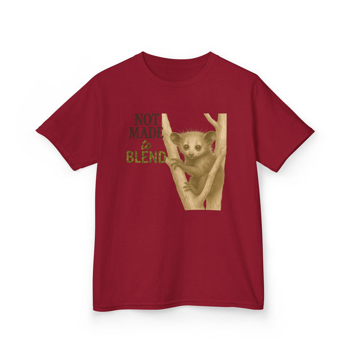 Kids Aye Aye Tee | "Not Made to Blend" | Sketch Design | Eco-Conscious | Reflective & Wise