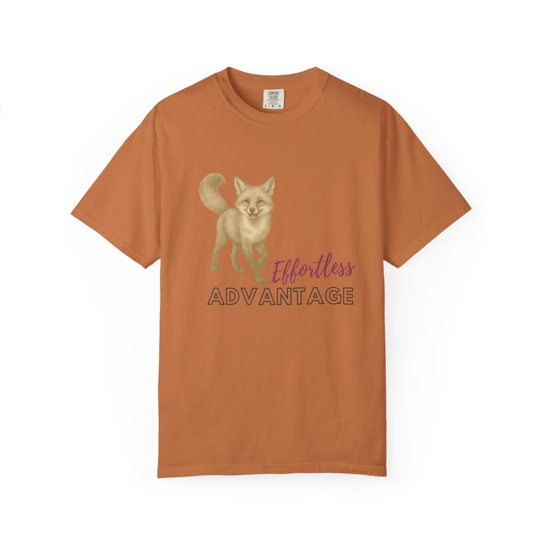 Effortless Advantage – Red Fox | Joyful & Playful | Sketch Series by Pure Perspective App | Eco Friendly Graphic Tee