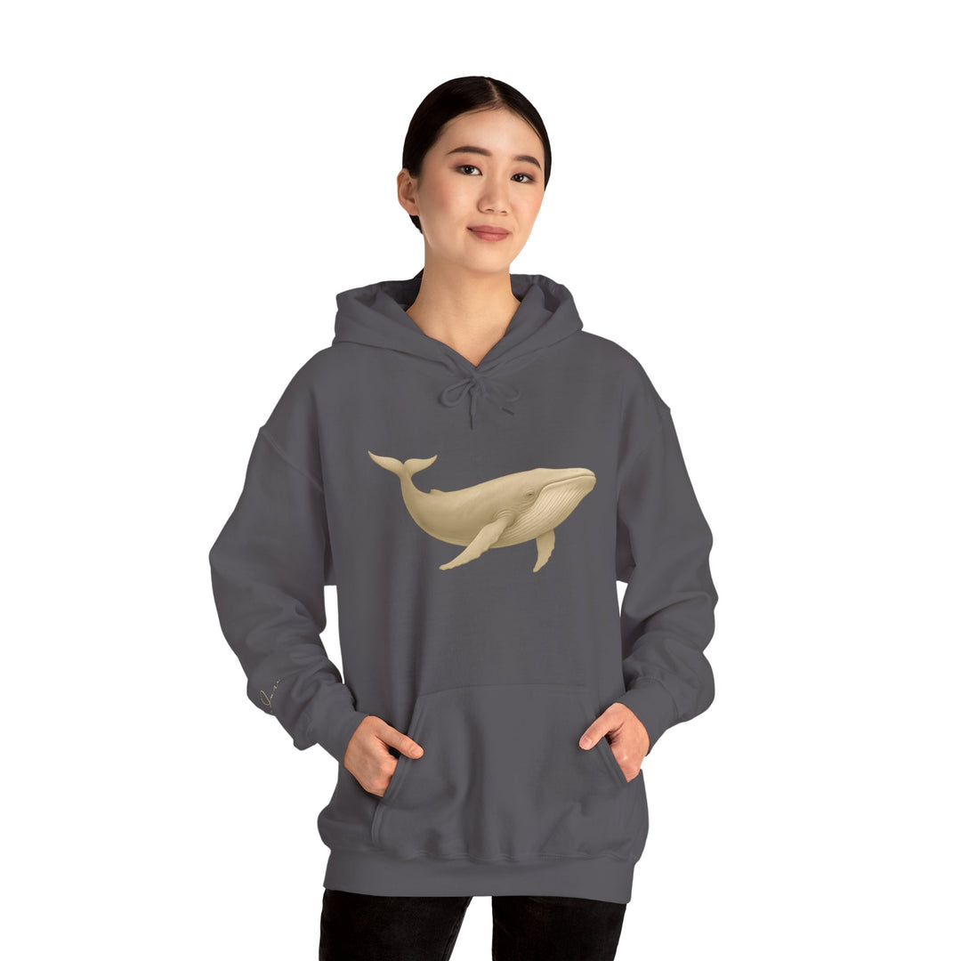Endure – Blue Whale Edition | Connected & Compassionate Series | Unisex Heavy Blend™ Hooded Sweatshirt | Eco-Friendly Apparel