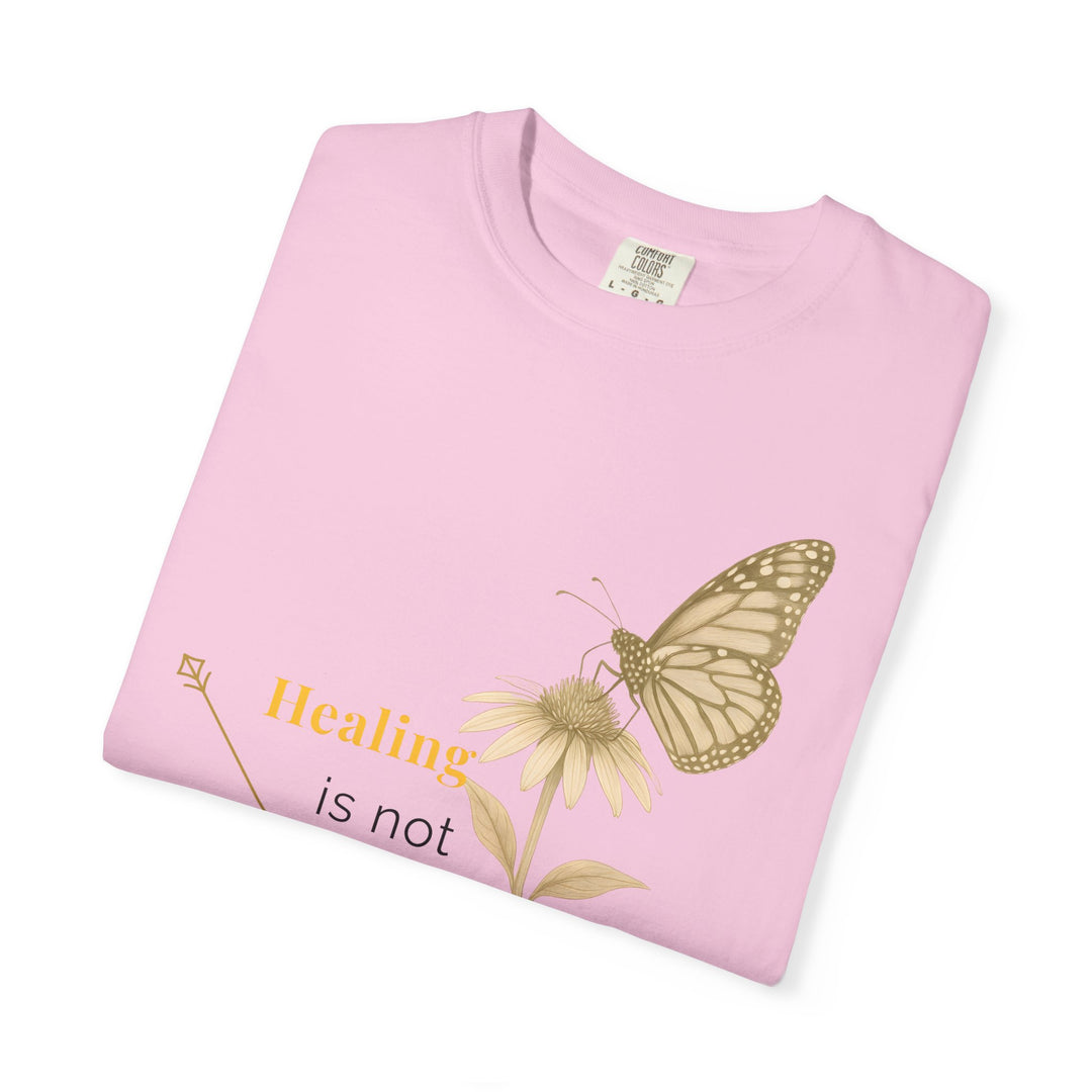 Healing is not Linear – Monarch Butterfly | Hopeful & Healing | Sketch Series by Pure Perspective App | Eco Friendly Graphic Tee