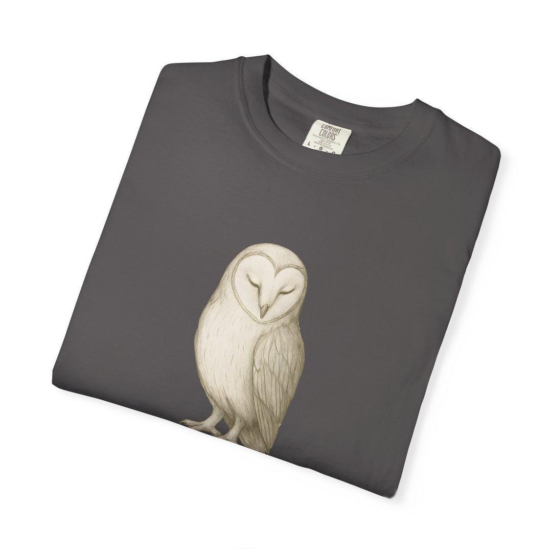 Let Quiet Lead – Owl | Calm & Centered | Sketch Series by Pure Perspective | Eco Friendly Graphic Tee