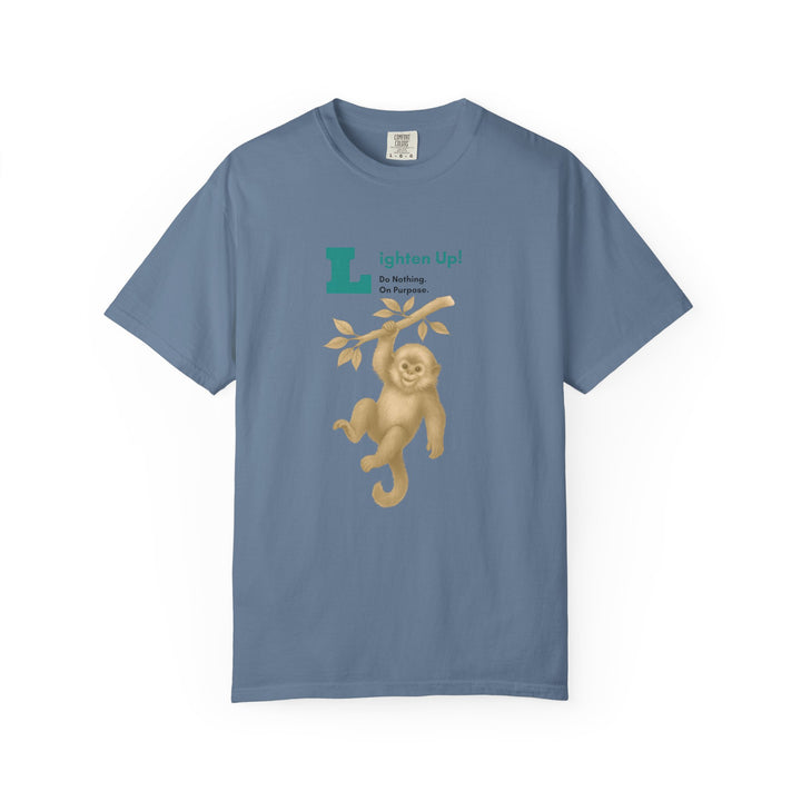 Lighten Up – Golden Snub-Nosed Monkey | Joyful & Playful | Sketch Series by Pure Perspective | Eco Friendly Graphic Tee