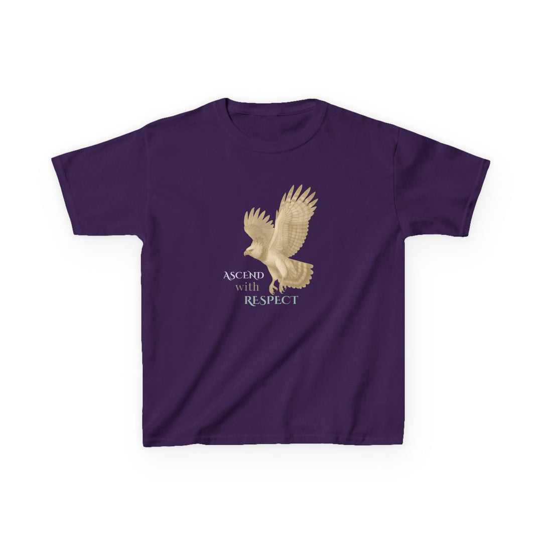 Kids Harpy Eagle Tee | "Rise with Kindness" | Sketch Design | Eco-Conscious | Empowered & Bold