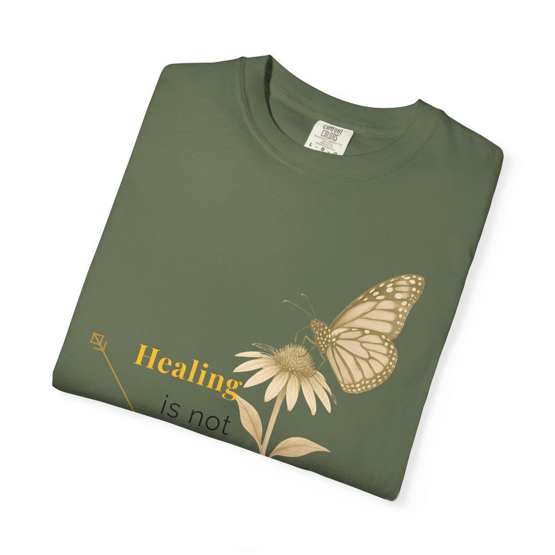 Healing is not Linear – Monarch Butterfly | Hopeful & Healing | Sketch Series by Pure Perspective App | Eco Friendly Graphic Tee