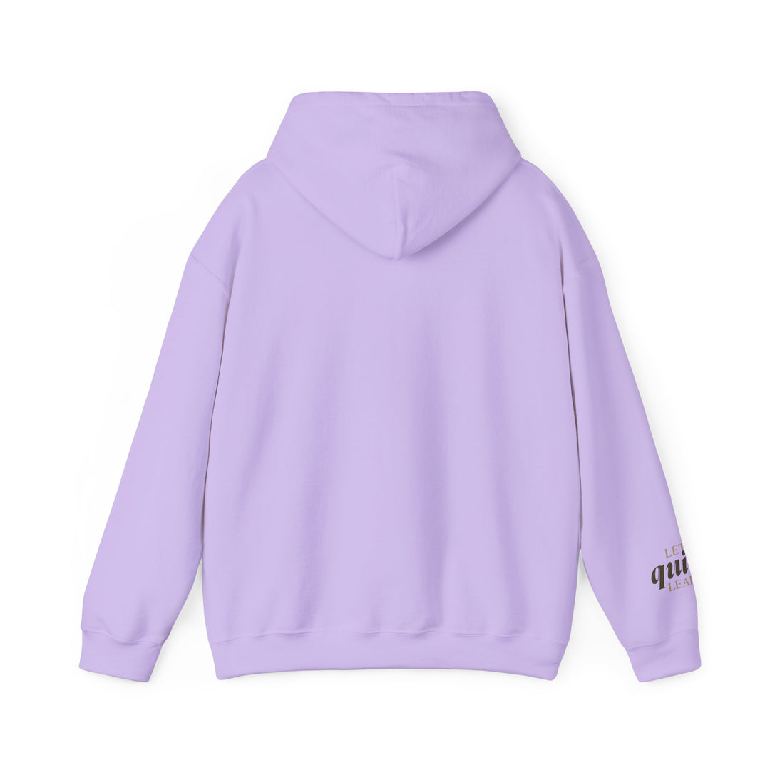 Let Quiet Lead – Barn Owl Edition | Calm & Centered Series | Unisex Heavy Blend™ Hooded Sweatshirt | Eco-Friendly Apparel