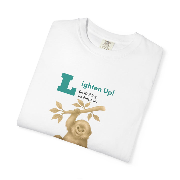 Lighten Up – Golden Snub-Nosed Monkey | Joyful & Playful | Sketch Series by Pure Perspective | Eco Friendly Graphic Tee