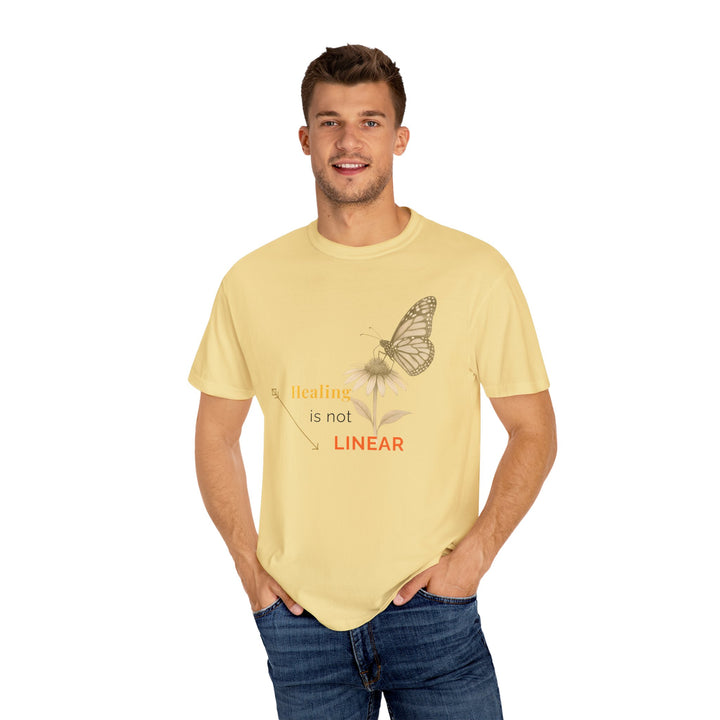 Healing is not Linear – Monarch Butterfly | Hopeful & Healing | Sketch Series by Pure Perspective App | Eco Friendly Graphic Tee