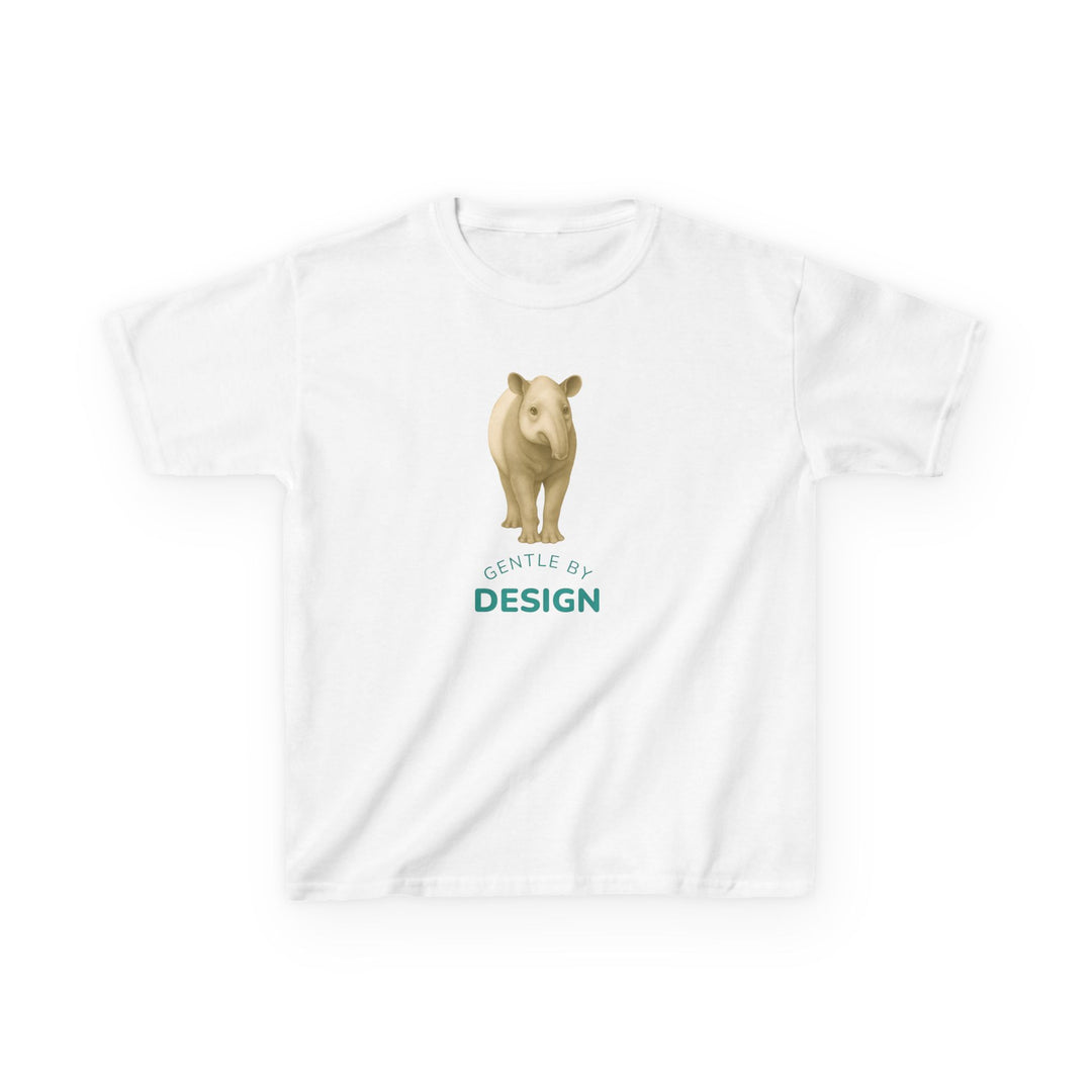 Kids Tapir Tee | "Gentle by Design" | Sketch Design | Eco-Conscious | Grounded & Gentle