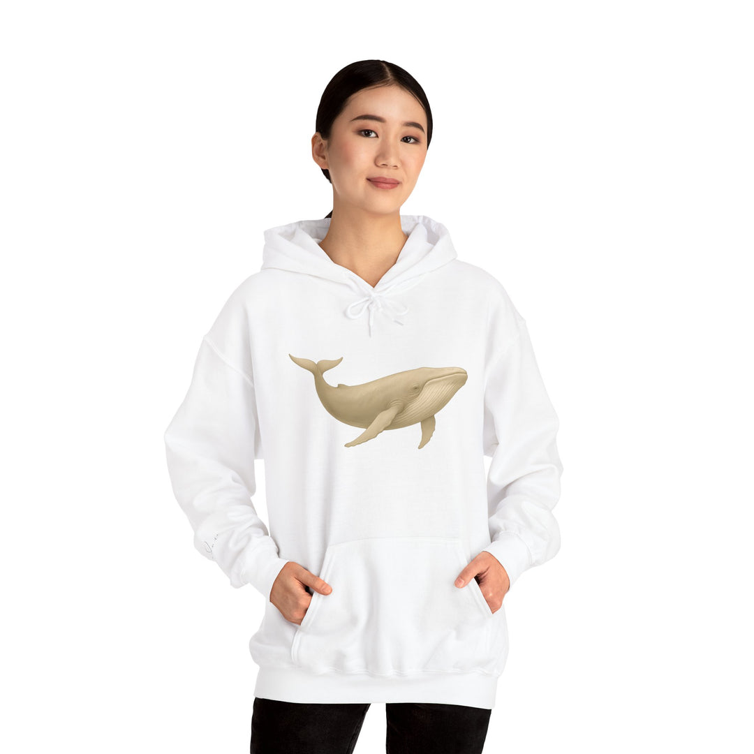 Endure – Blue Whale Edition | Connected & Compassionate Series | Unisex Heavy Blend™ Hooded Sweatshirt | Eco-Friendly Apparel