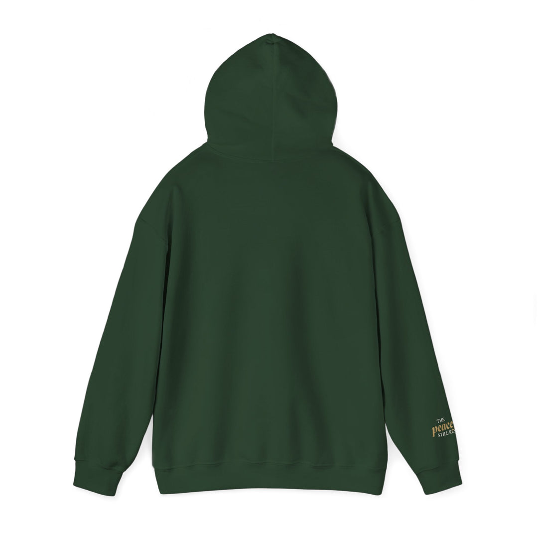 The Peaceful Still Resist – Rhino Edition | Patient & Peaceful Series | Unisex Heavy Blend™ Hooded Sweatshirt | Eco-Friendly Apparel