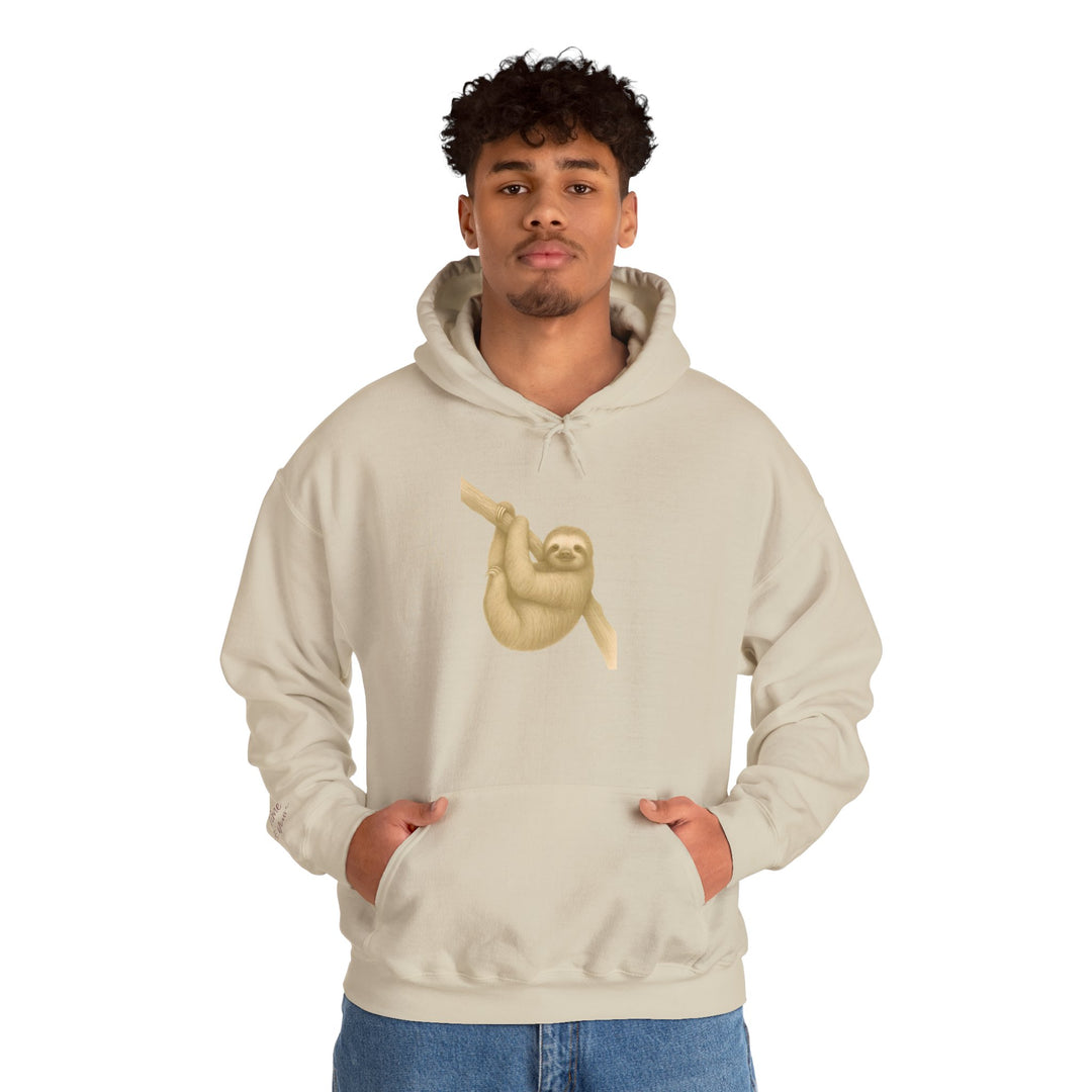 Time is Yours – Sloth Edition | Connected & Compassionate Series | Unisex Heavy Blend™ Hooded Sweatshirt | Eco-Friendly Apparel