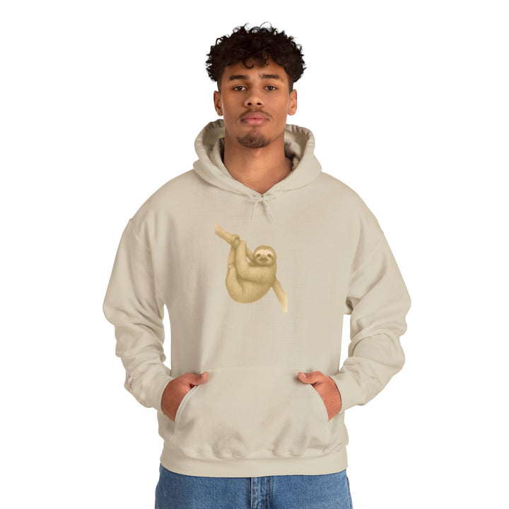 Time is Yours – Sloth Edition | Connected & Compassionate Series | Unisex Heavy Blend™ Hooded Sweatshirt | Eco-Friendly Apparel