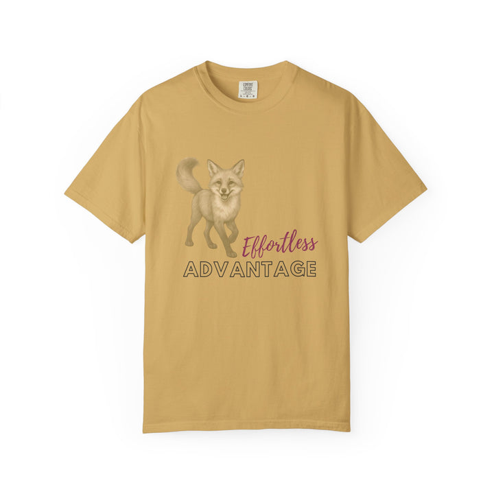 Effortless Advantage – Red Fox | Joyful & Playful | Sketch Series by Pure Perspective App | Eco Friendly Graphic Tee