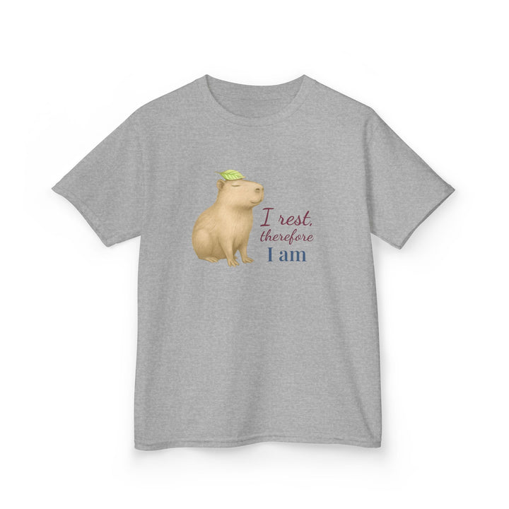 Kids Capybara Tee | "Take it Easy" | Sketch Design | Eco-Conscious | Grounded & Gentle