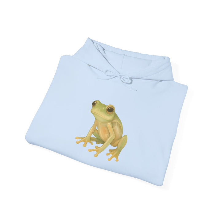 Vulnerability Takes Courage – Glass Frog Butterfly Edition | Hopeful & Healing Series | Unisex Heavy Blend™ Hooded Sweatshirt | Eco-Friendly Apparel
