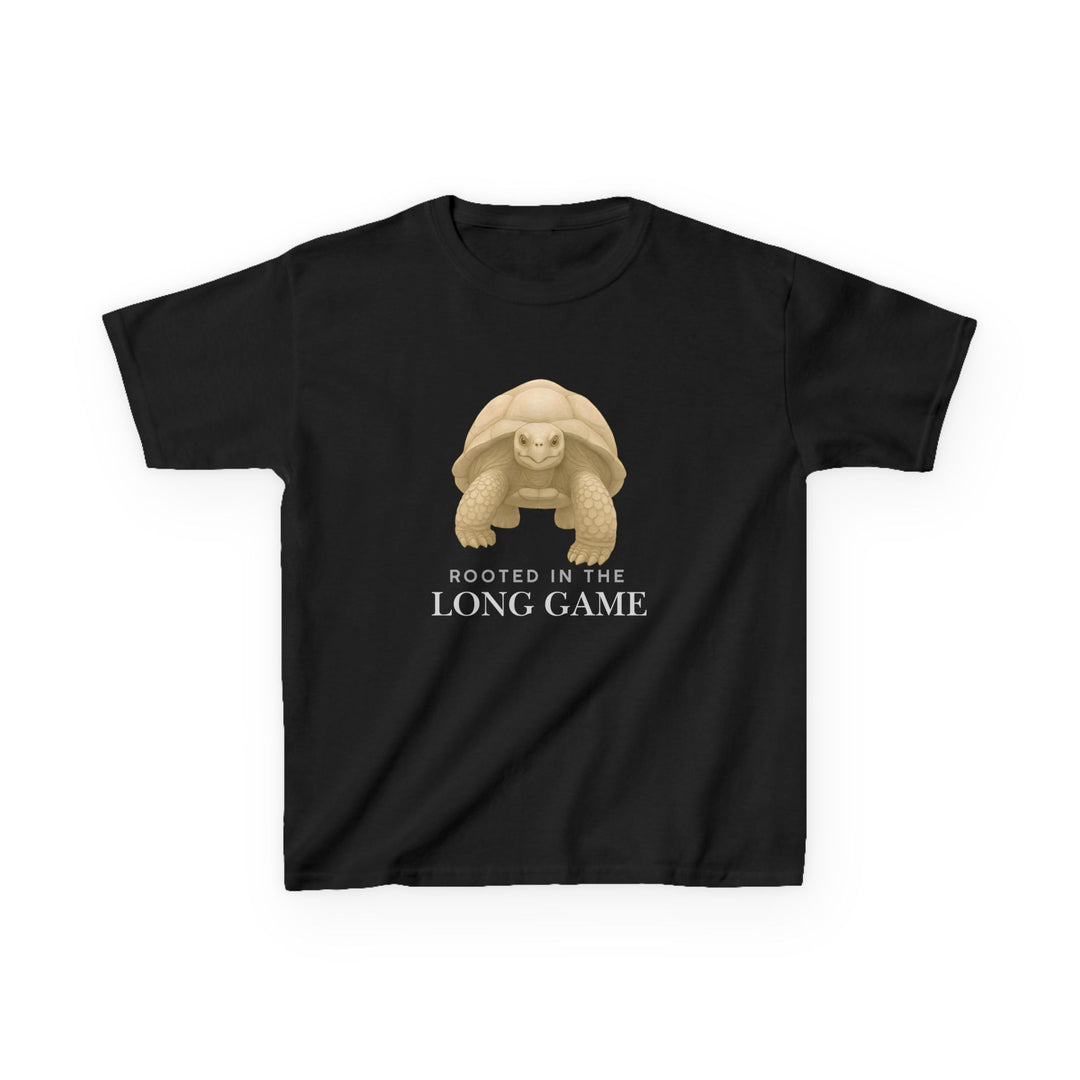 Kids Giant Tortoise Tee | "Build Your Future" | Sketch Design | Eco-Conscious | Grounded & Gentle