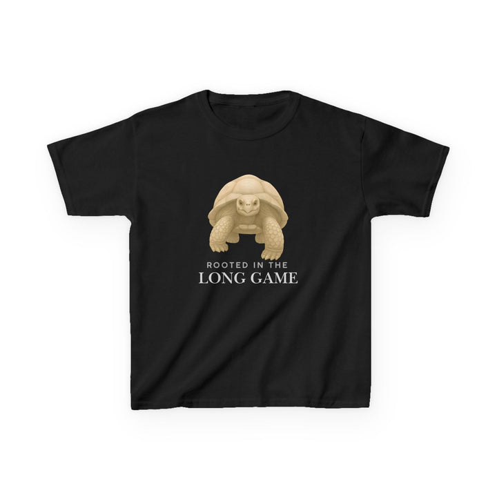 Kids Giant Tortoise Tee | "Build Your Future" | Sketch Design | Eco-Conscious | Grounded & Gentle