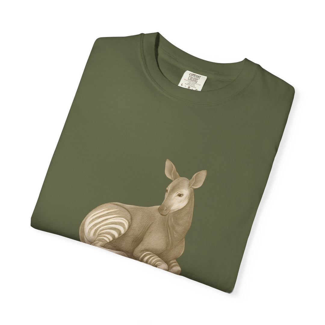Returning to Center – Okapi | Calm & Centered | Sketch Series by Pure Perspective | Eco Friendly Graphic Tee