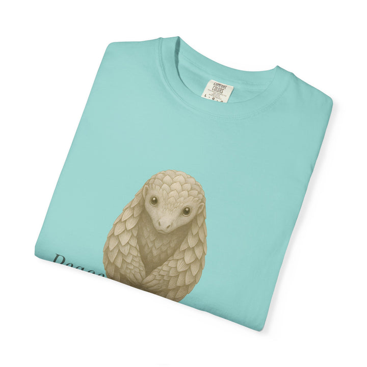 Peace Needs No Armor – Pangolin | Calm & Centered | Sketch Series by Pure Perspective | Eco Friendly Graphic Tee