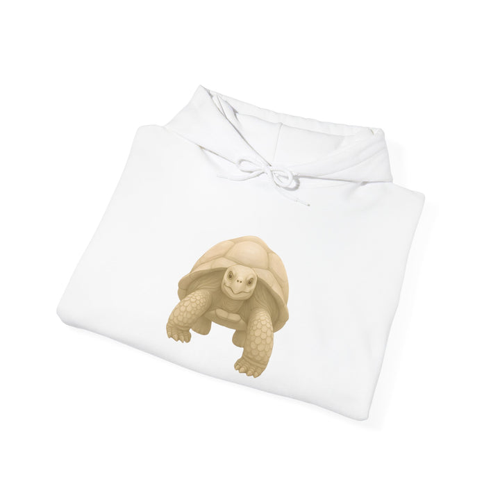 Rooted In the Long Game – Giant Tortoise Edition | Grounded & Gentle Series | Unisex Heavy Blend™ Hooded Sweatshirt | Eco-Friendly Apparel