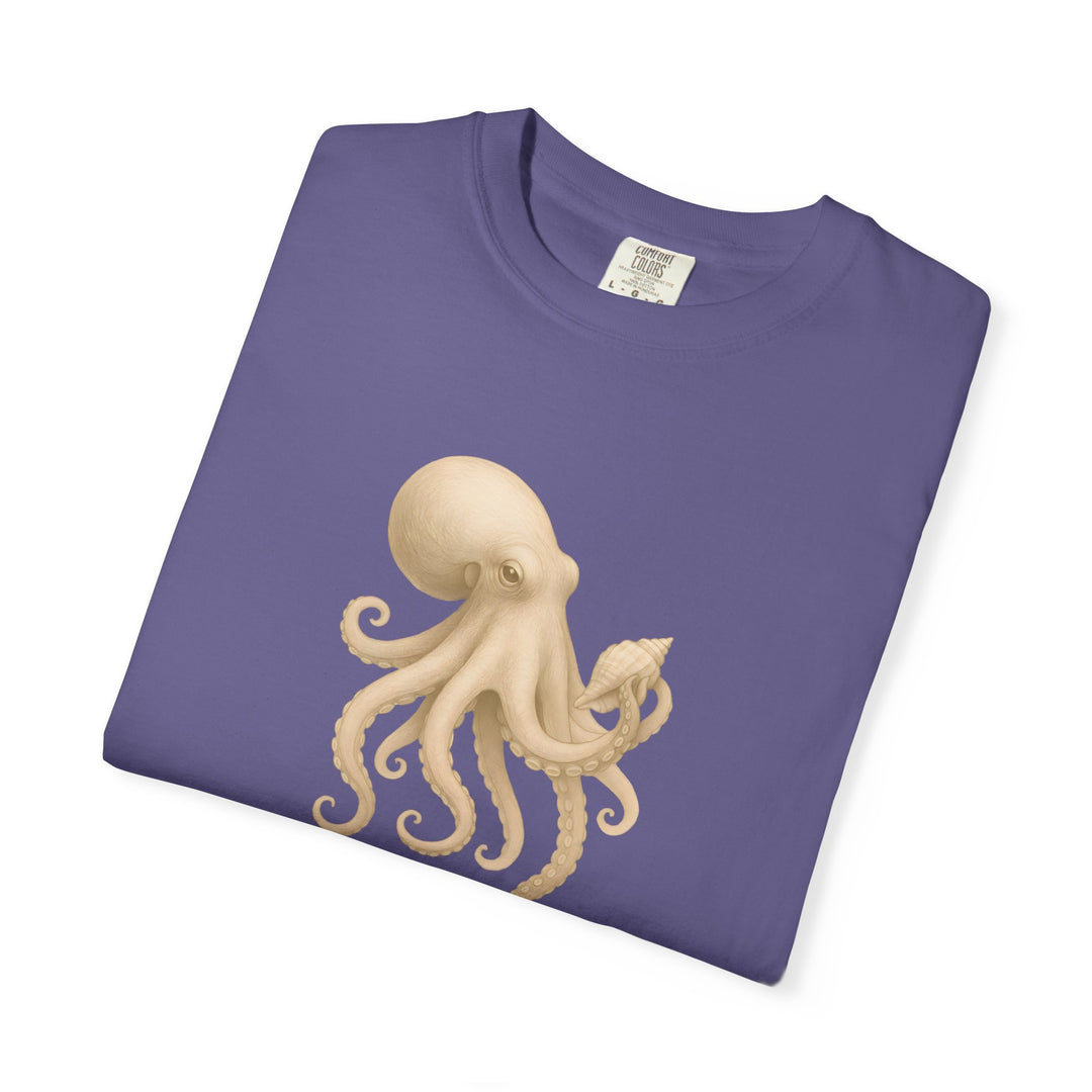 Think In All Directions – Octopus | Joyful & Playful | Sketch Series by Pure Perspective App | Eco Friendly Graphic Tee