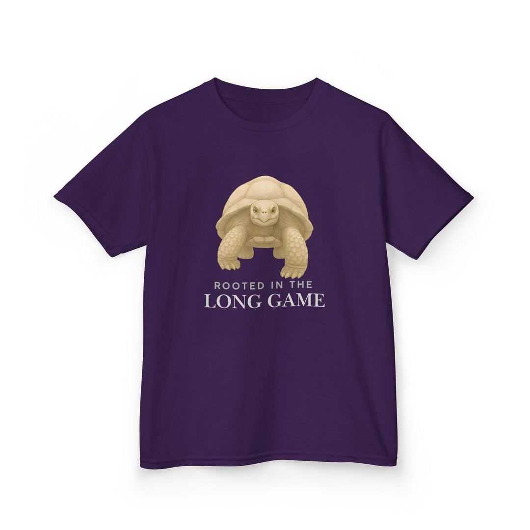 Kids Giant Tortoise Tee | "Build Your Future" | Sketch Design | Eco-Conscious | Grounded & Gentle