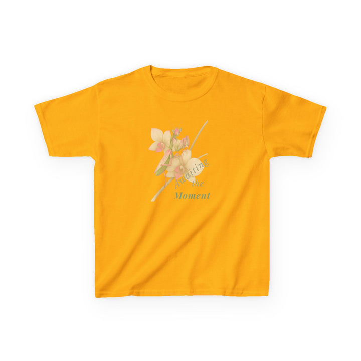 Kids Orchid Mantis Tee | "Awaiting the Moment" | Sketch Design | Eco-Conscious | Reflective & Wise