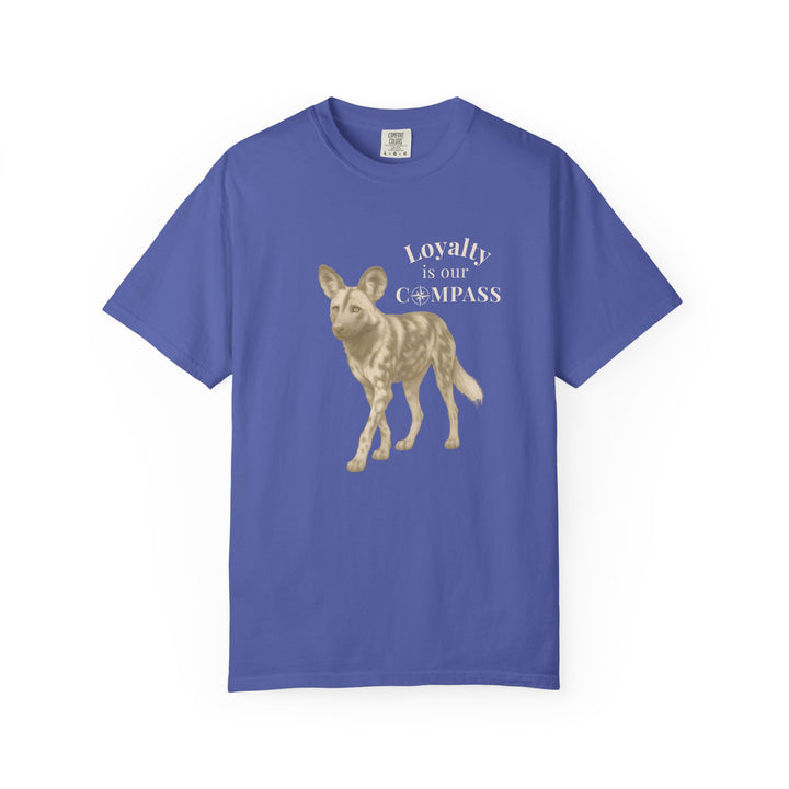 Loyalty Is Our Compass – African Wild Dog | Empowered & Bold | Sketch Series by Pure Perspective | Eco Friendly Graphic Tee