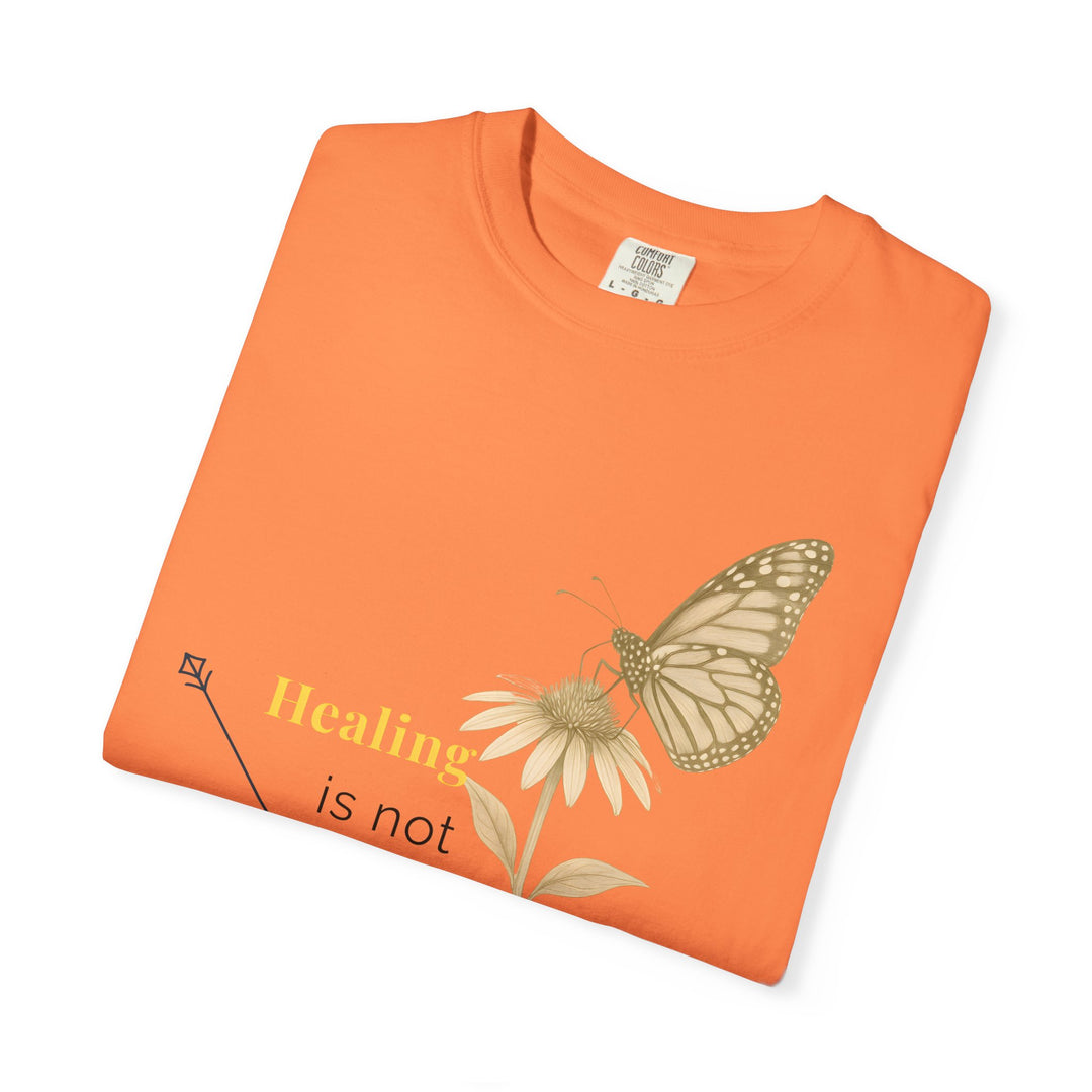 Healing is not Linear – Monarch Butterfly | Hopeful & Healing | Sketch Series by Pure Perspective App | Eco Friendly Graphic Tee