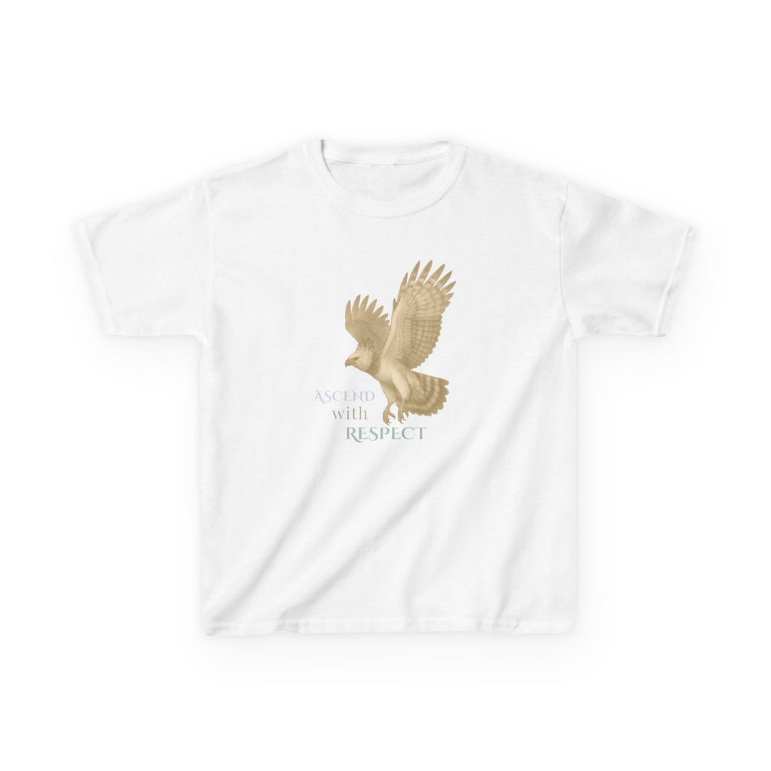 Kids Harpy Eagle Tee | "Rise with Kindness" | Sketch Design | Eco-Conscious | Empowered & Bold