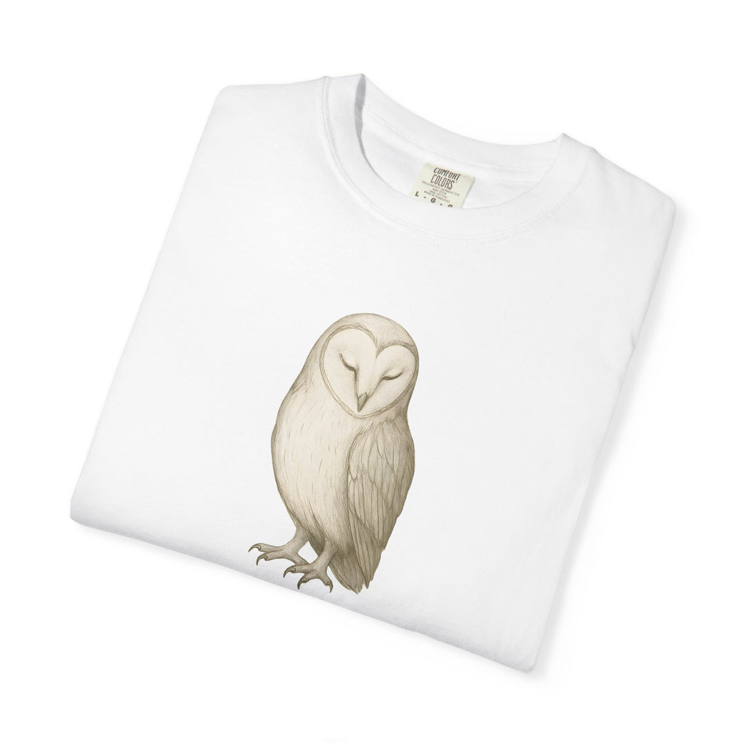 Let Quiet Lead – Owl | Calm & Centered | Sketch Series by Pure Perspective | Eco Friendly Graphic Tee
